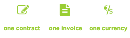 Porting phone number with one contract, invoice and currency